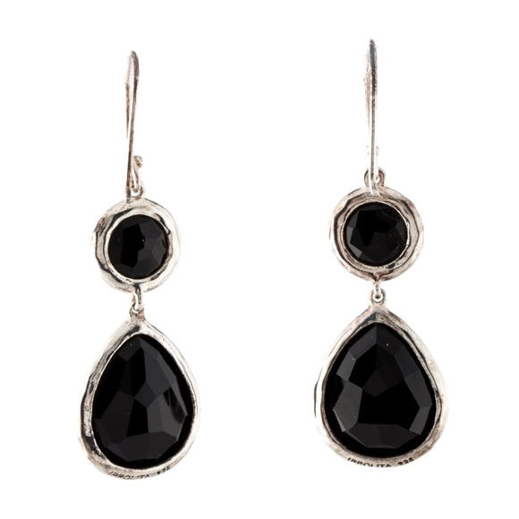 Authentic Ippolita onyx earrings - Picture 3 of 10